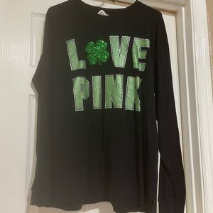 PINK long sleeve shirt with pocket